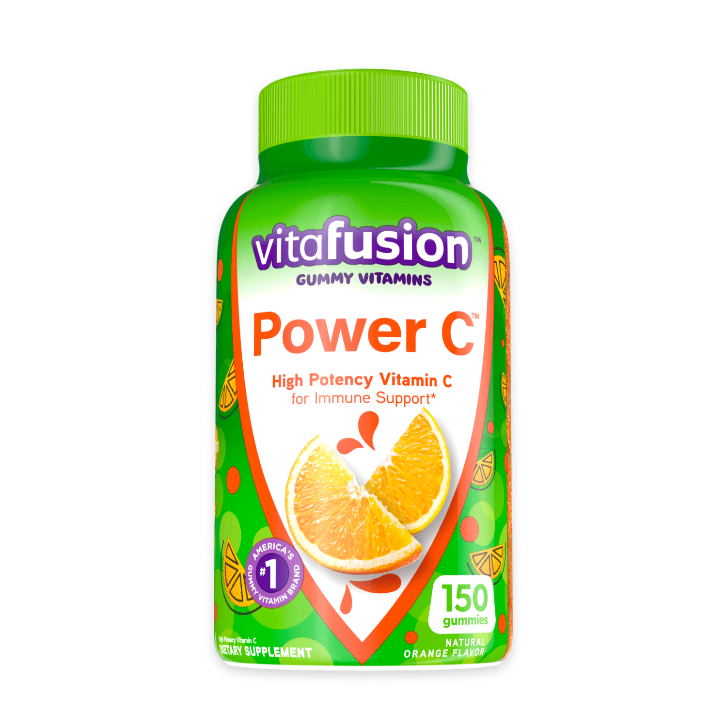 vitafusion Power C Orange Vitamin Gummies - 150 Count