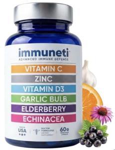 Immuneti 6-in-1 Daily Immune Support Supplement