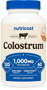 Nutricost Colostrum 1000mg, 120 Capsules