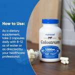 Nutricost Colostrum 1000mg, 120 Capsules