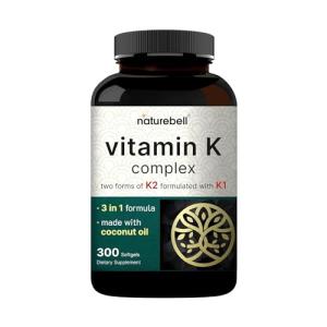NatureBell Vitamin K Complex – 300 Softgels