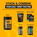 ONNIT Alpha Brain Cognitive Support Capsules, 30 Count