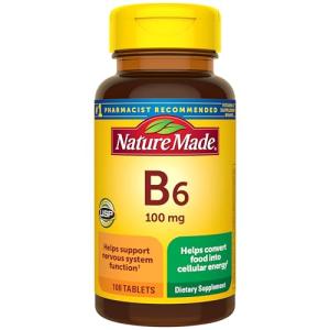 Nature Made Vitamin B6 100mg for Energy Support