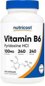 Nutricost Vitamin B6 100mg - 240 Capsules