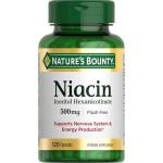 Nature's Bounty 500mg Flush-Free Niacin Capsules