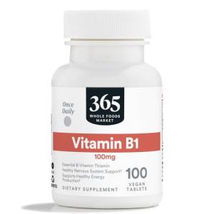 Whole Foods Market Vegan Vitamin B1 100mg 100 Tablets