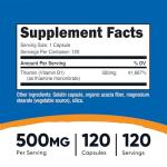 Nutricost Vitamin B1 Thiamine 500mg - 120 Caps