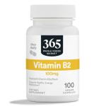 Whole Foods Vitamin B2 100mg, 100 Veg Caps