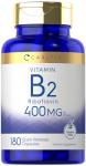 Carlyle Vitamin B-2 400mg | Non-GMO, Gluten Free