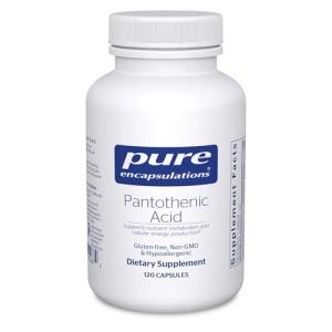 Pure Encapsulations Pantothenic Acid for Energy Support