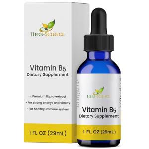 Herb-Science Vegan Liquid Vitamin B5 Drops