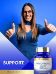 Carlyle Pantothenic Acid Vitamin B5, 1000mg, 100 Capsules