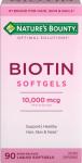 Nature's Bounty Biotin 10,000mcg for Hair, Skin, Nails