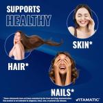 Vitamatic Biotin 10,000 mcg for Hair, Skin, Nails