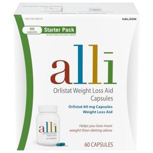 alli Weight Loss Supplement Capsules, 60mg, 60 Count