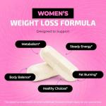 Women’s Weight Loss Pills with Raspberry Ketones 60 Ct