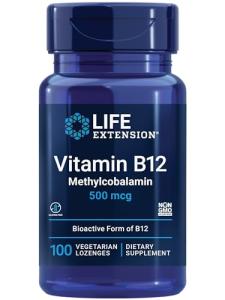 Life Extension B12 Methylcobalamin 500mcg Lozenges