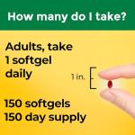 Nature Made Vitamin B12 1000 mcg, 150 Softgels