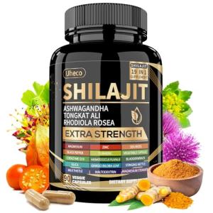Uheco Shilajit Capsules with Sea Moss and Ashwagandha