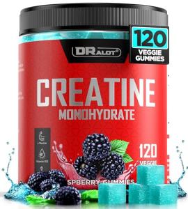 Dralot Creatine Monohydrate Gummies for Energy & Muscle