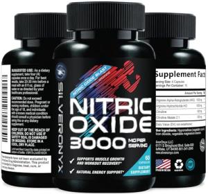 Nitric Oxide Booster - L-Arginine & Citrulline Capsules