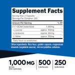 Nutricost BCAA 1000mg - 500 Capsules