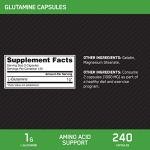 Optimum Nutrition L-Glutamine Recovery Capsules 240 Count
