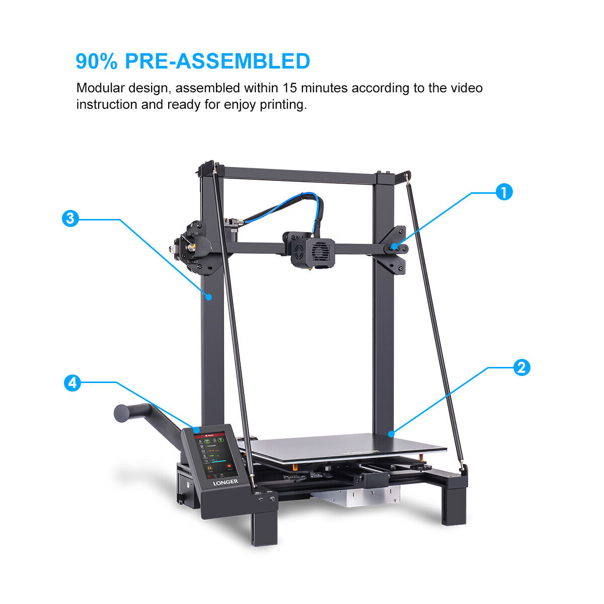 Longer LK5 Pro 3D Printer - Large 300mm Print