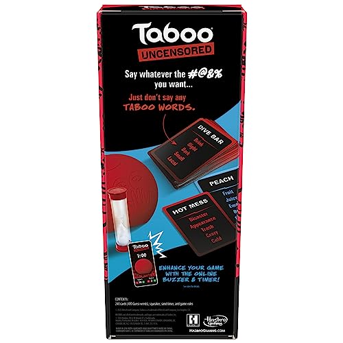 Taboo Party Game for Adults - 4 Players