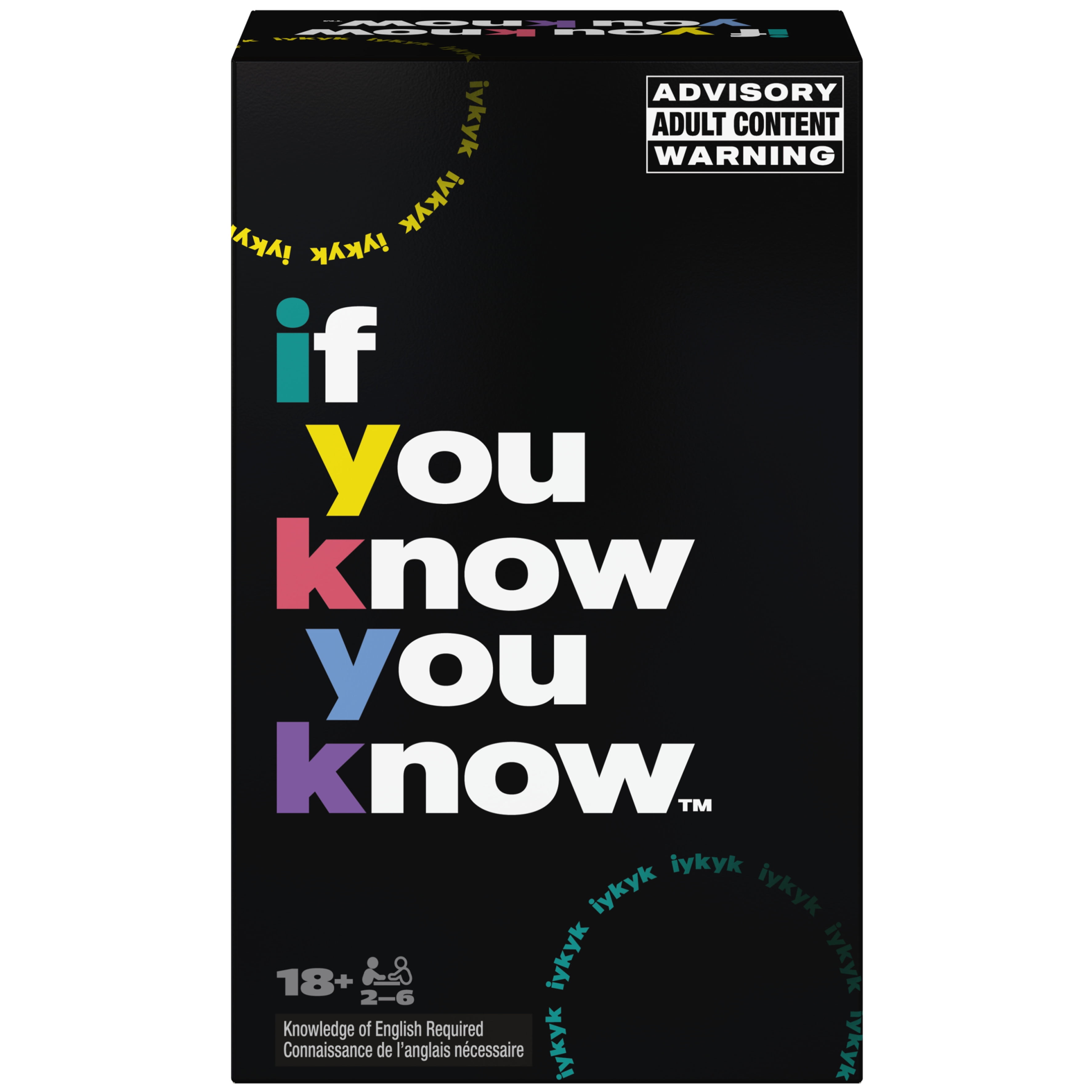 IYKYK Question Card Game for Adults
