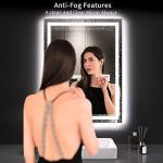 Dimmable LED Bathroom Mirror with Anti-Fog Lights