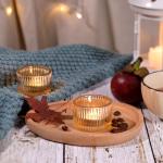 24 Pcs Gold Tealight Candle Holders for Home Decor