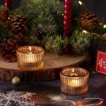 24 Pcs Gold Tealight Candle Holders for Home Decor