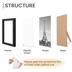 10-Pack Black Collage Photo Frames for Wall