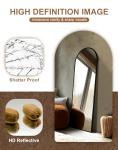 Delma Arched Full Length Standing Floor Mirror