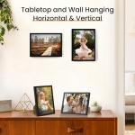 Upsimples 5x7 Black Picture Frame Set of 3