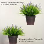 12 Bundles UV Resistant Outdoor Fake Monkey Grass
