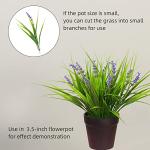 12 Bundles UV Resistant Outdoor Fake Monkey Grass