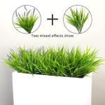 12 Bundles UV Resistant Outdoor Fake Monkey Grass