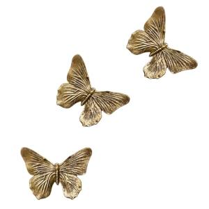 Vintage Butterfly Wall Decor Set of 3