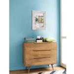 Rustic Wooden Frame Rectangle Wall Mirror 16" x 12