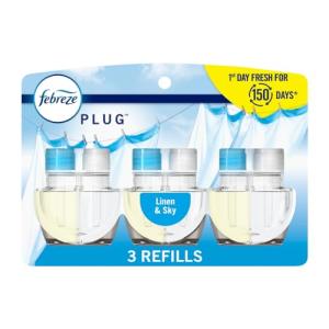 Febreze Plug-In Air Freshener Refill, Linen & Sky