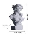 Greek Mythology Bust Statue for Artistic Sketching