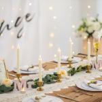 Brass Vintage Taper Candle Holders - Set of 2