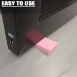 4 Pack Pink Rubber Door Stopper Wedges