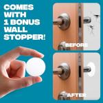 Heavy-Duty Adjustable Door Stopper with Grip