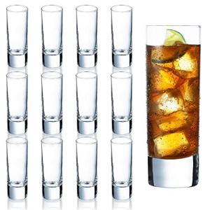 Clear Heavy Base Shot Glasses Set of 12