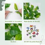 BLEUM CADE 2pcs Fake Hanging Ivy Plants