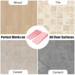 4 Pack Pink Rubber Door Stopper Wedges