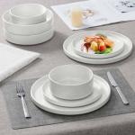 Herogo 24-Piece Stoneware Dinnerware Set for 6